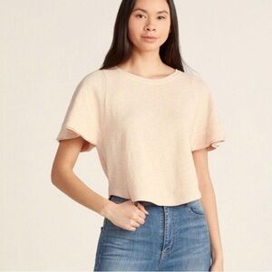 Madewell Women's Pink Textured Top